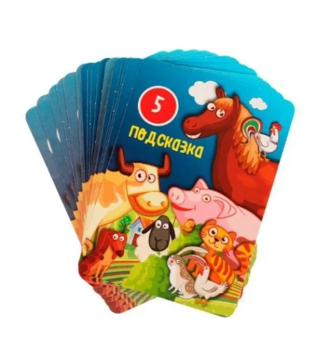Игра настольная суперквест звероферма 18 карточек